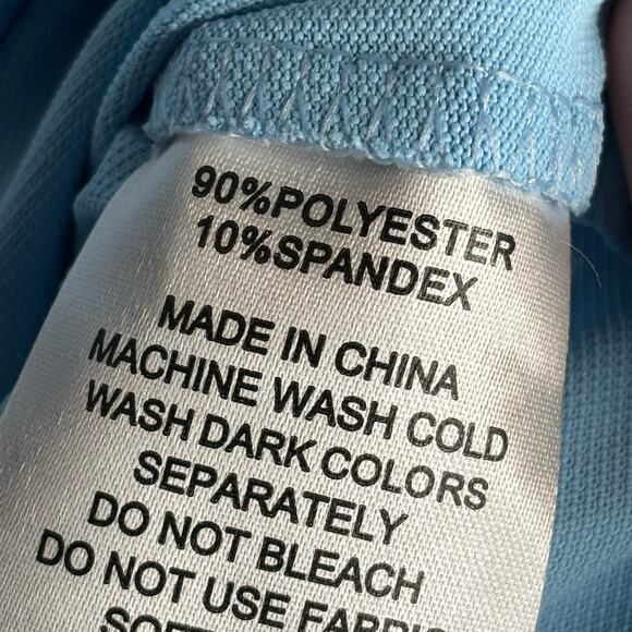 Foot Joy Short Sleeve Blue Colorblock Golf Club of Houston Polo Shirt Size Small - Picture 8 of 8